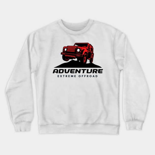 Extreme Offroad Crewneck Sweatshirt by MOTOSHIFT